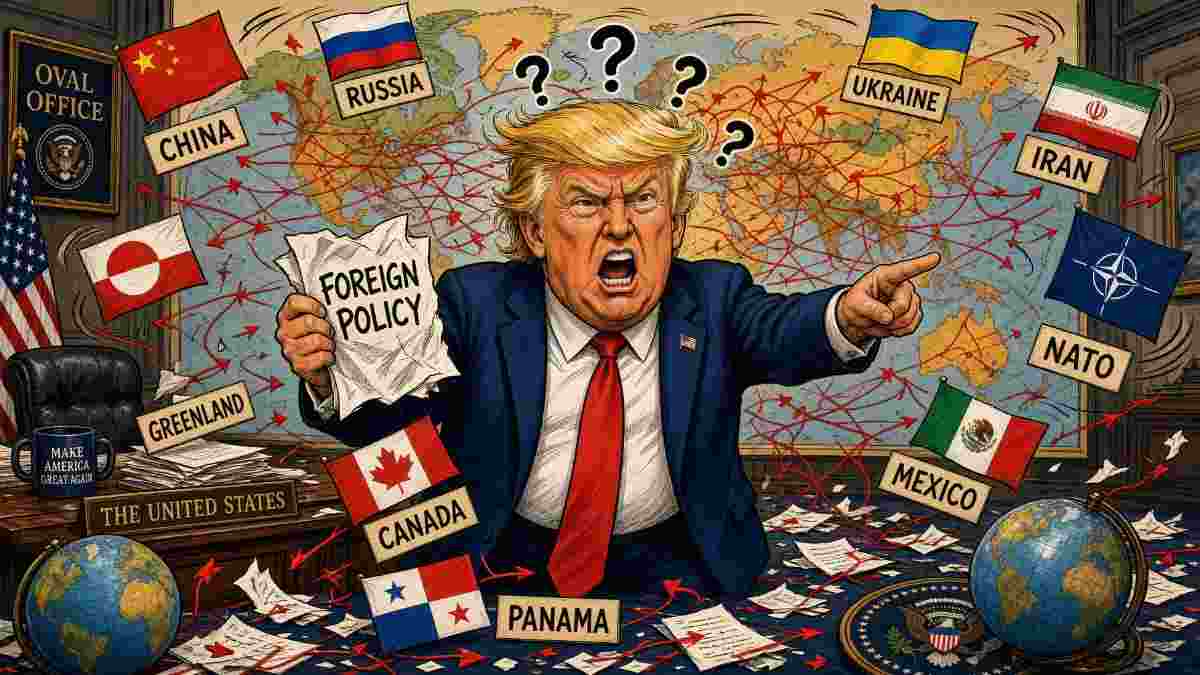 trump confused with his geopolitics 